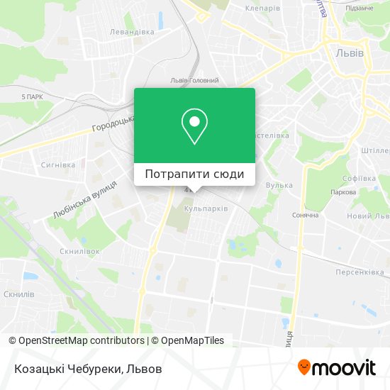 Карта Козацькі Чебуреки