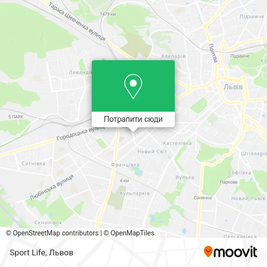Карта Sport Life
