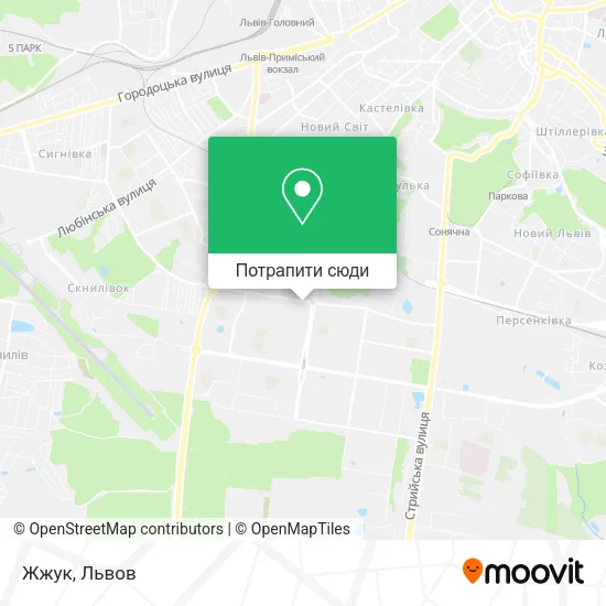 Карта Жжук