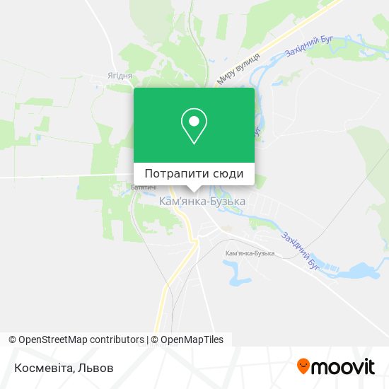 Карта Космевіта