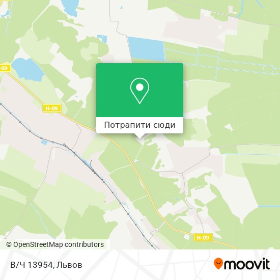 Карта В/Ч 13954