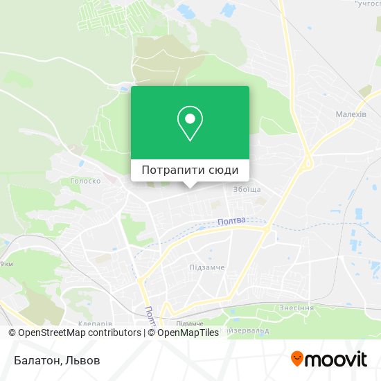 Карта Балатон