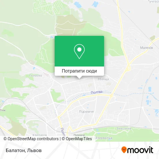 Карта Балатон