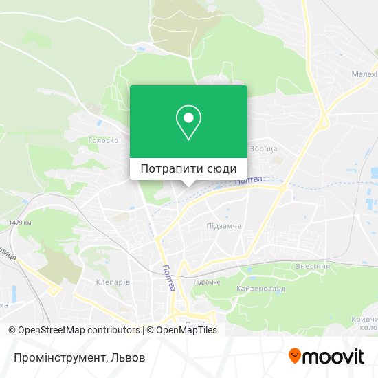 Карта Промінструмент