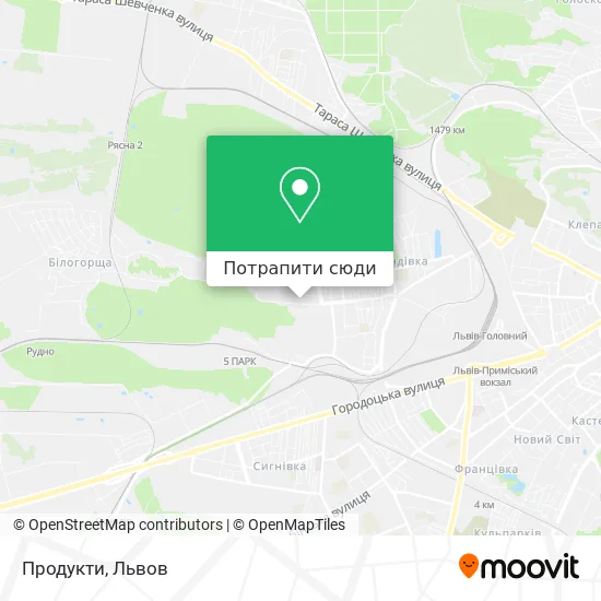Карта Продукти