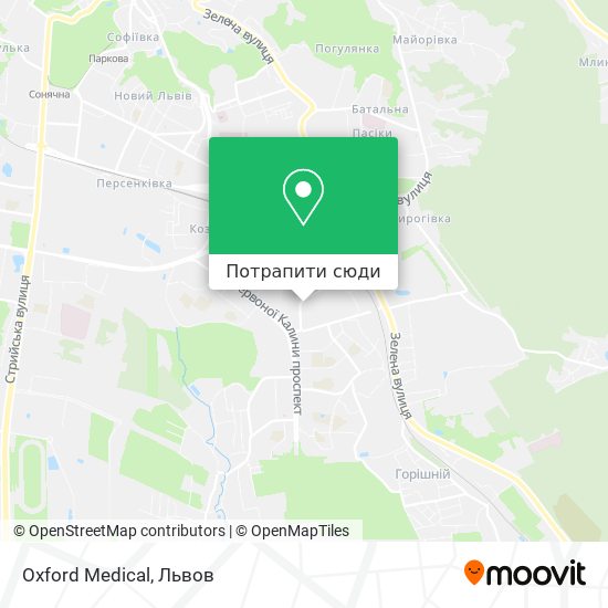 Карта Oxford Medical