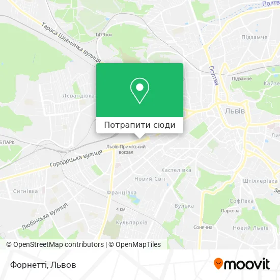 Карта Форнетті