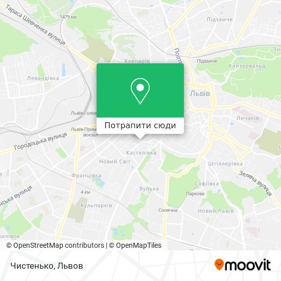 Карта Чистенько