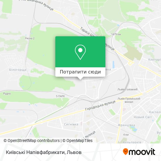 Карта Київські Напівфабрикати