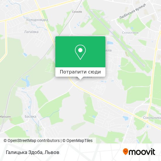 Карта Галицька Здоба
