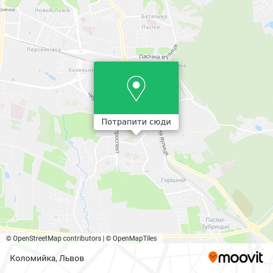 Карта Коломийка
