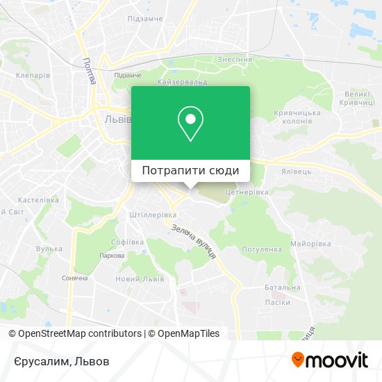 Карта Єрусалим
