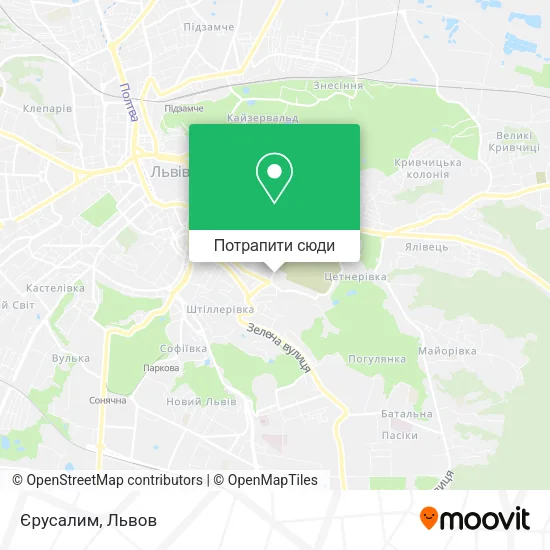 Карта Єрусалим