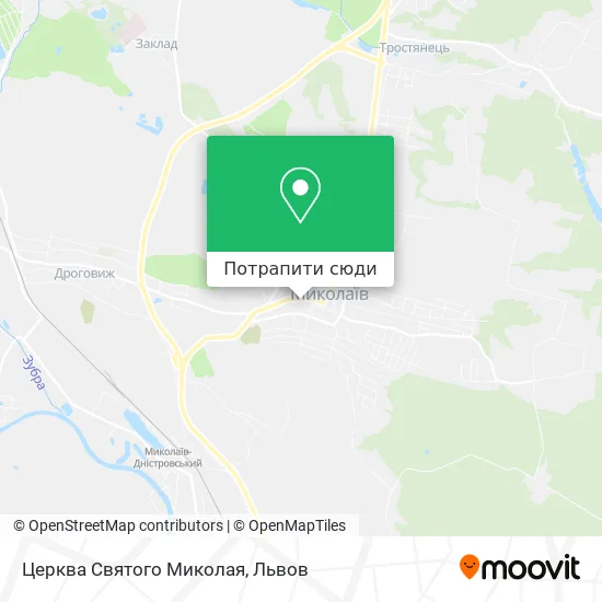 Карта Церква Святого Миколая