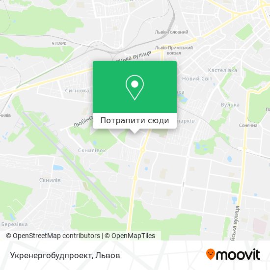 Карта Укренергобудпроект