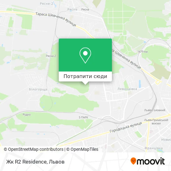 Карта Жк R2 Residence