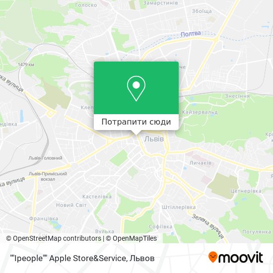 Карта ""Ipeople"" Apple Store&Service