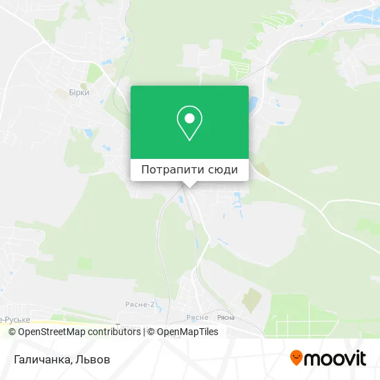 Карта Галичанка