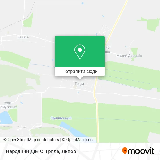 Карта Народний Дім С. Гряда