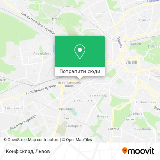 Карта Конфісклад