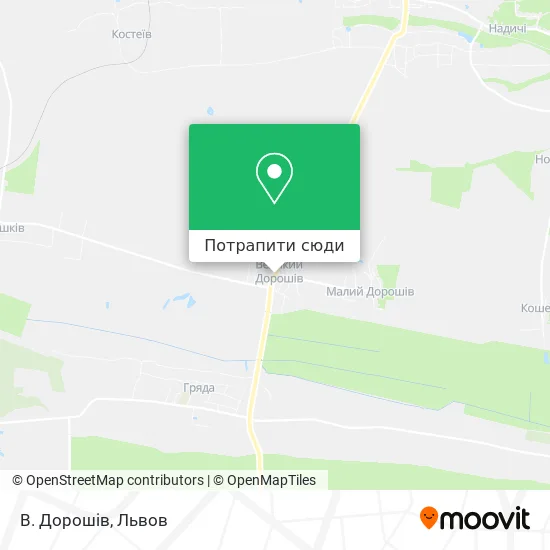 Карта В. Дорошів