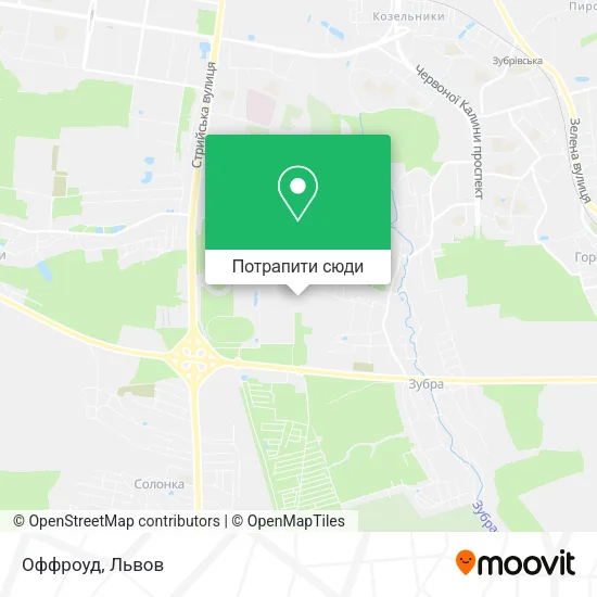 Карта Оффроуд