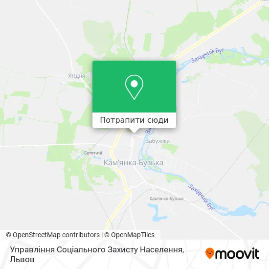 Карта Управління Соціального Захисту Населення