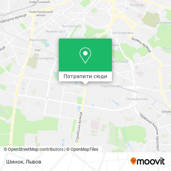 Карта Шинок