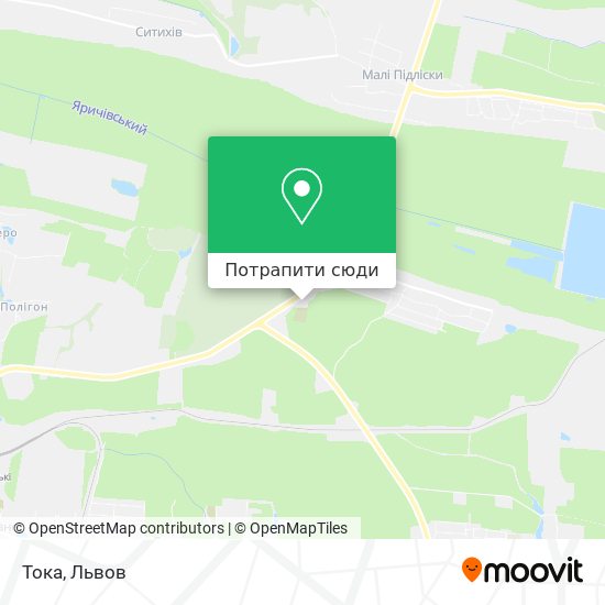Карта Тока