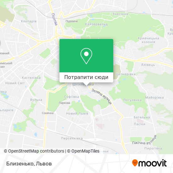 Карта Близенько
