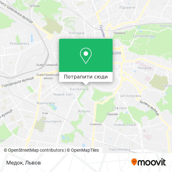 Карта Медок