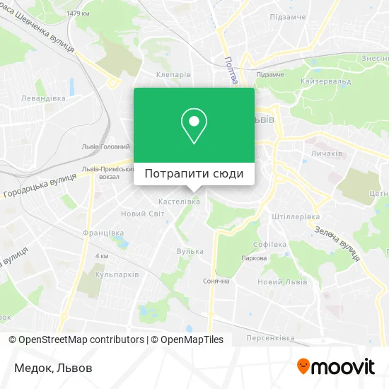 Карта Медок