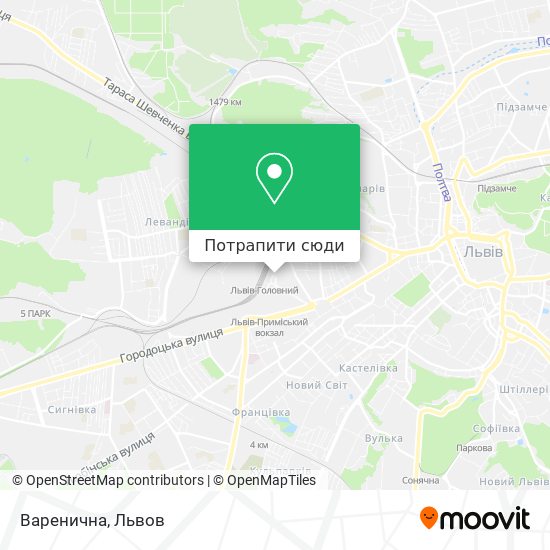 Карта Варенична