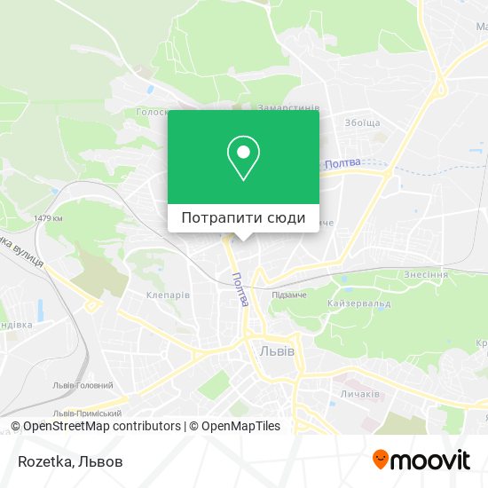 Карта Rozetka