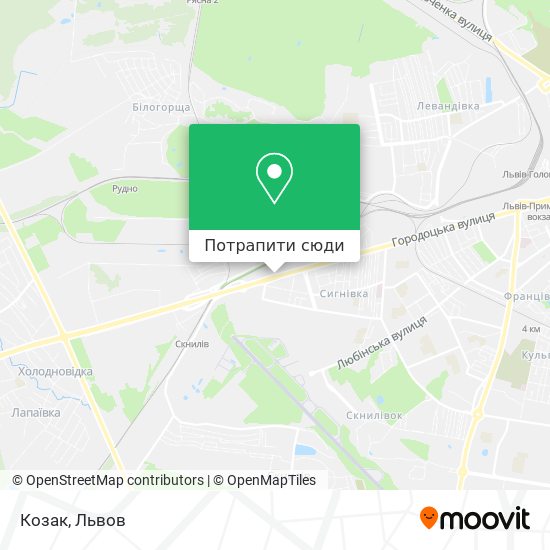 Карта Козак