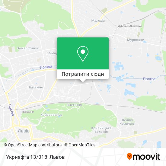 Карта Укрнафта 13/018