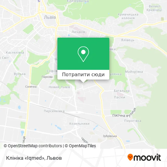 Карта Клініка «Iqmed»
