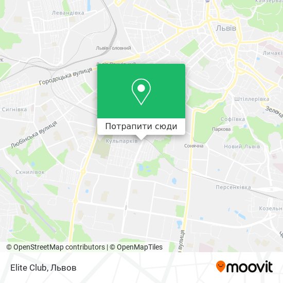 Карта Elite Club