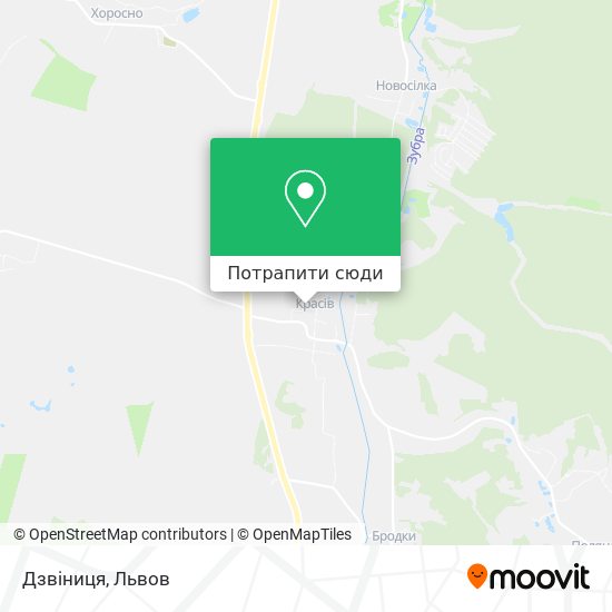 Карта Дзвіниця