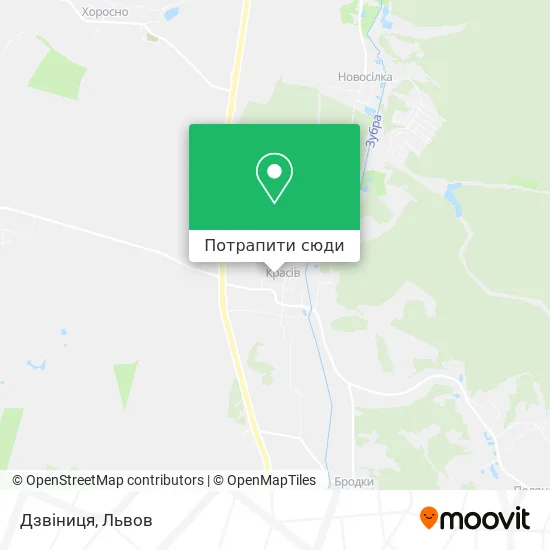 Карта Дзвіниця
