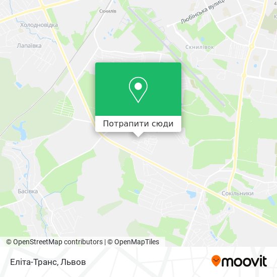 Карта Еліта-Транс