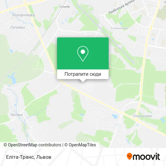 Карта Еліта-Транс