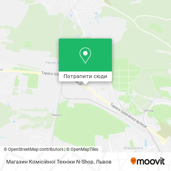 Карта Магазин Комісійної Техніки N-Shop