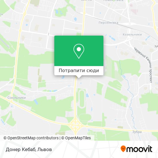 Карта Донер Кебаб