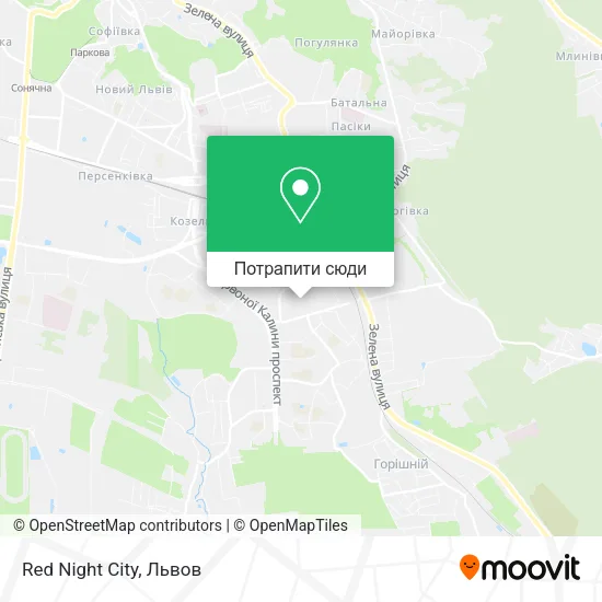 Карта Red Night City