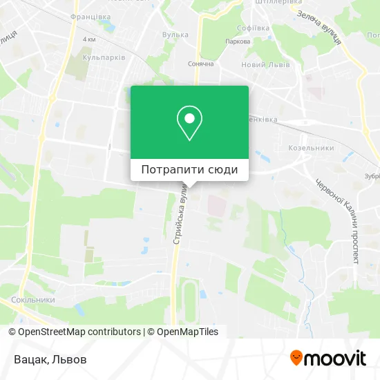 Карта Вацак