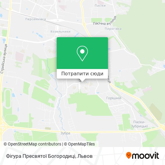 Карта Фігура Пресвятої Богородиці