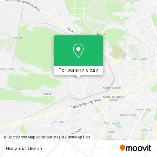 Карта Низинна