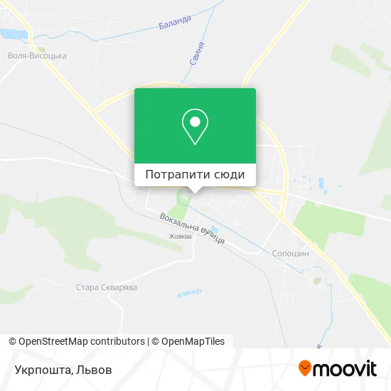 Карта Укрпошта