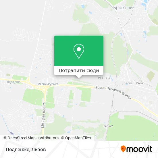Карта Подленже